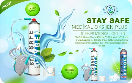 Stay Safe Medikal Oksijen tüpü nedir ve nasıl sizlere yardımcı olur