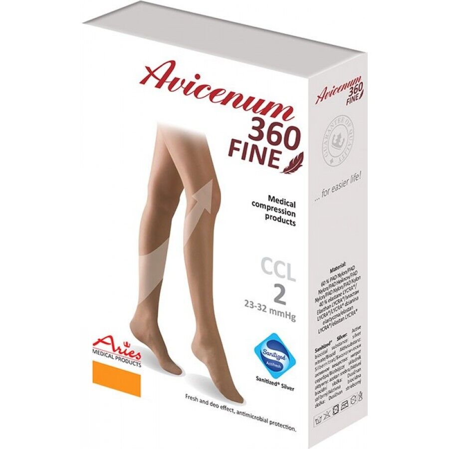 9- Avicenum PHLEBO 360 FINE DANTELLİ Diz Üstü Burnu Açık