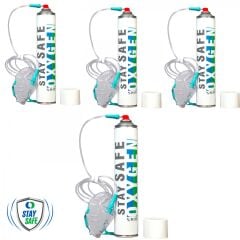 Stay Safe Medikal Oksijen Dörtlü Maskeli