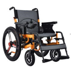 Respirox Bc-Ea8009 Arkadan İtişli Akülü Tekerlekli Sandalye-Turuncu