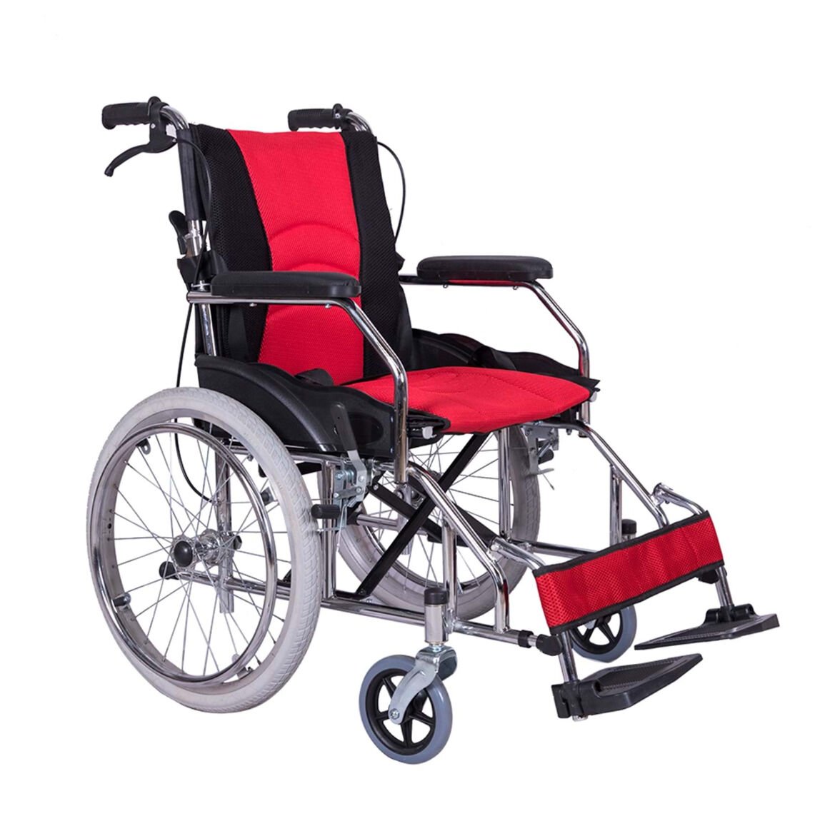 Respirox Rmts-02-24 Refakatçi Frenli Alüminyum Tekerlekli Sandalye