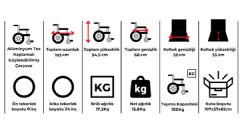 Respirox Rmts-05 Alüminyum Manuel Tekerlekli Sandalye