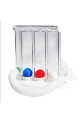 RABIR Triflo Solunum Egzersiz Cihazı 3 Top Üfleme Topu Nefes Egzersizi Kutulu