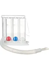 RABIR Triflo Solunum Egzersiz Cihazı 3 Top Üfleme Topu Nefes Egzersizi Kutulu